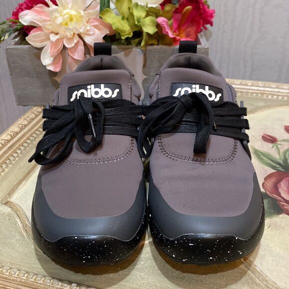 Snibbs Spacecloud Work Shoes Slip & Water Resistant Charcoal Gray Sz 7.5 EUC - Picture 2 of 14